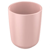Porta Escova de Dente Cerâmica Esmalte 8cm Rosa Osaka Yoi para Bancada de Banheiro